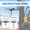 Heavy Duty Forklift Lifting Hook 6600LBS 3Ton 360° Swivel Fork