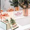 100Pcs Christmas Guest Napkins Retro Xmas Tree Disposable Paper Napkin