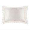 Slip Pure Silk Queen Pillowcase - White Scollop