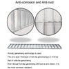 MASSLUNT Galvanized Steel Drain Grate 24x3 in for Polylok Skinny
