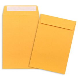 6x9 Envelopes Self Seal 50 Pack Manilla Envelopes Catalog Mailing Envelopes 6x9 Self Sealing Envelopes for Photos,Cards,Documents
