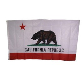 - 3x5 State of California CA Knitted Nylon Flag 3'x5' Banner Brass Grommets by I.E.Y.online-store