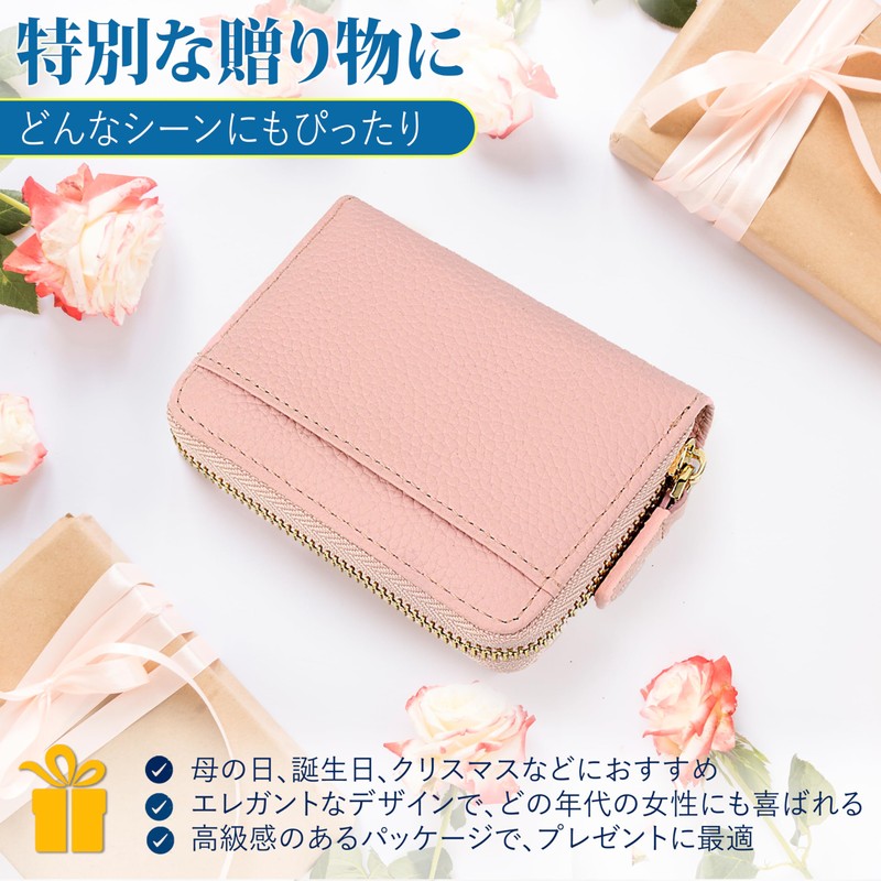 COCA-DG Mini Wallet, Stores Bills Without Folding Bills, Compact, Bifold