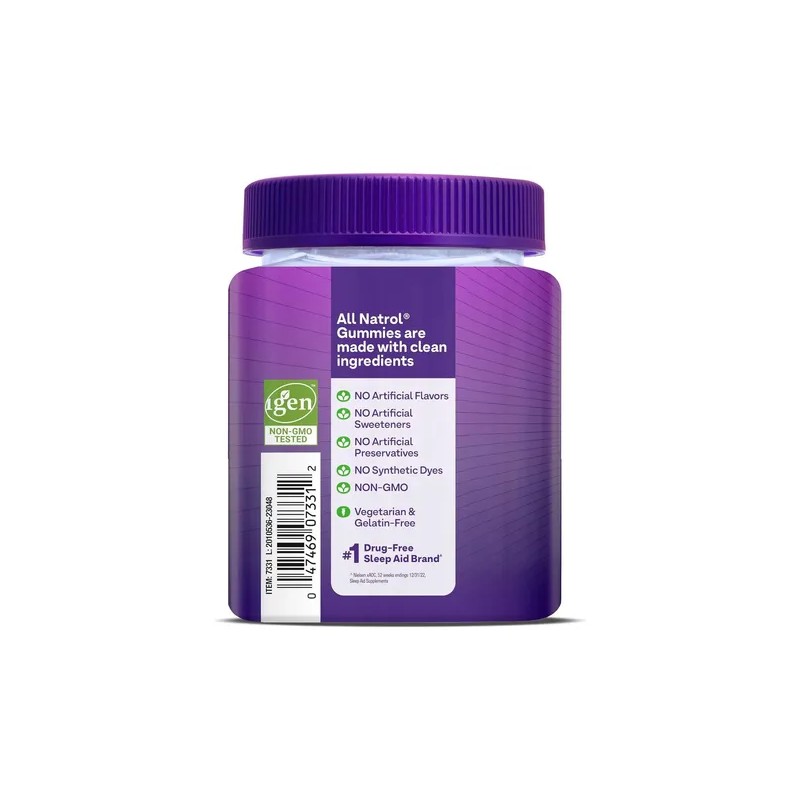 Natrol Gomitas De Melatonina Paquete De 3 - 270 Gomitas