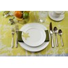 Fortessa Lucca 18/10 Stainless Steel Flatware, 5 Piece Place Setting,