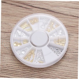 IWOWHERO Manicure Decorations Nail Art Alloy Patches of Creative Girl Nail Art Studs for Stunning DIY Designs for Natural Artificial Nails