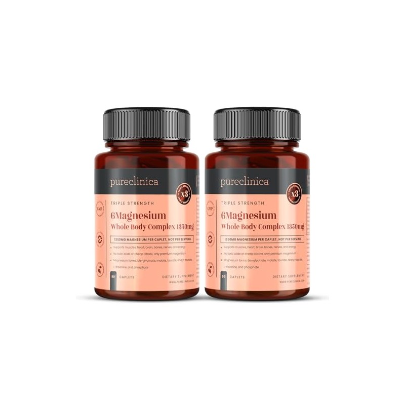 Triple Strength Magnesium Whole Body Complex 1350mg x 180 Caplets