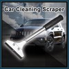 TUCKBOLD Black Plastic Coated Handle Metal Blade Car Cleaning Ice