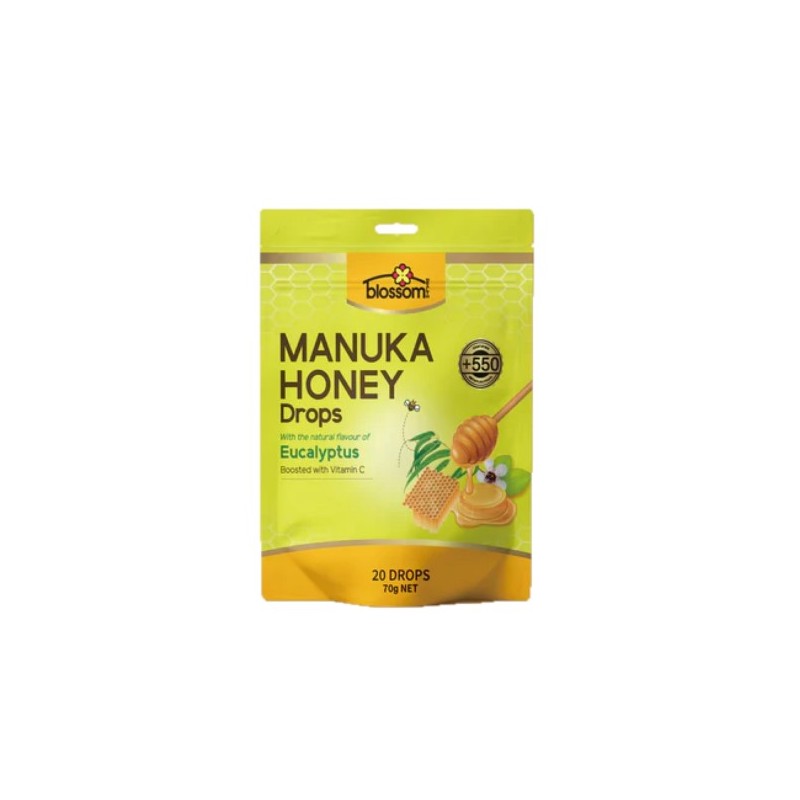 Blossom Honey MGO 550+ Drops 20 Packs 70g, Lemon