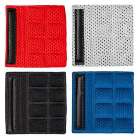 Jipemtra Helmet Chin Pads Foam Pads Set with Chin Strap Padding Replacement for Cycling Motorcycle Outdoor (Black + Blue + Grey + Red)