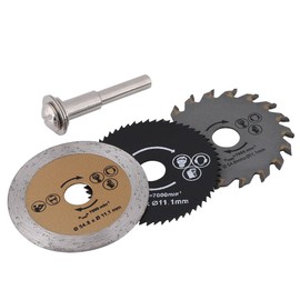 3pcs 54.8 mm HSS Mini Circular Saw Blade Cutting Discs Kit Rotary Tool with Mandrel
