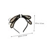 PACKOVE 2Pcs Big Bow Hairband for Women Chic Bowknot Headbands