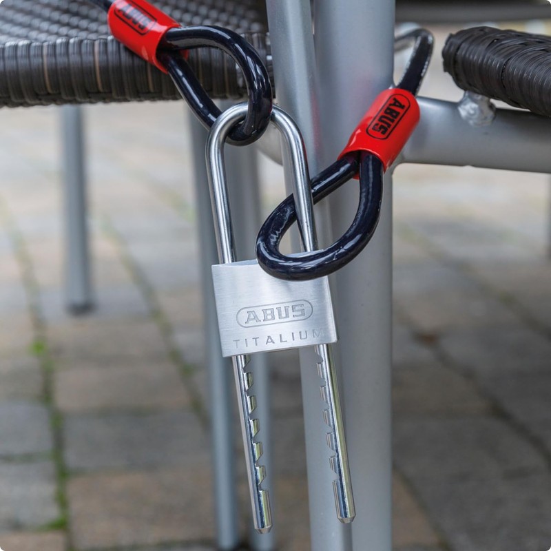 ABUS Titalium 64TI/50HB60-150 padlock with high, extendable shackle - cellar