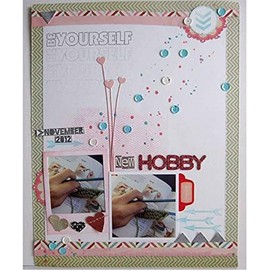 Heart Shape Flower Cutting Dies for Scrapbooking Cutting Dies, Embossing, Photos, Crafts, Decorative Paper Cards, Die-Cutting for Card Making Templated+Cute Brooch Pin for Home and Kitchen