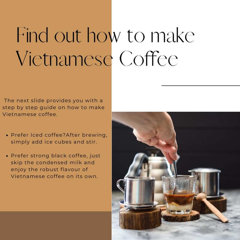 Vietnamese Ground Coffee 227g - Very Strong Dark Roast Vietnam