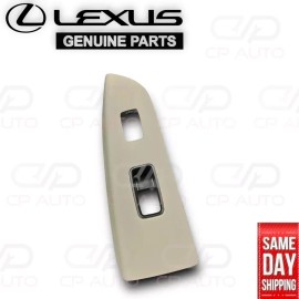 Lexus 03 - 09 LEXUS GX470 PASSENGER RIGHT WINDOW LOCK SWITCH BEZEL TRIM TAN OEM NEW