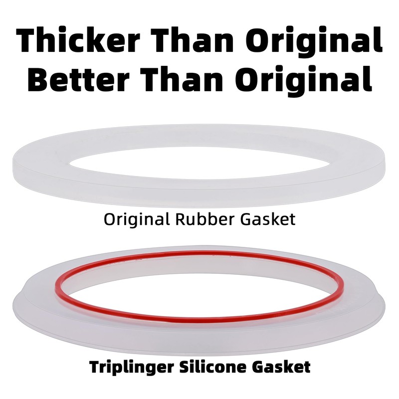 [UPGRADED] Sealing Gasket for Bialetti Moka Express 12 Cups Iconic