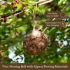 Backyard Essentials Round Vine Bird Nesting Material Ball with All