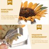 STOBAZA 8 PCS Sunflower Curtain Tiebacks Boho Decor Curtain Clips