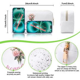 Funny Sarcasm Gifts Makeup Bag Hilarious Gag Gifts Novelty Gifts for Women Friend Coworker Bff Bestie Teen Girls Humor Appreciation Gifts Cosmetic Bag for Christmas Birthday Graduation Travel Pouch