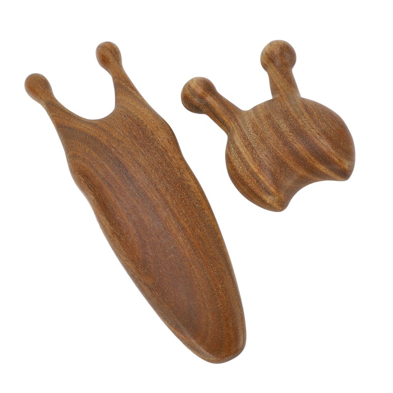 2pcs Nose Maasage Tool Reduce Stress Smoothing Surfaces Sandalwood Nose
