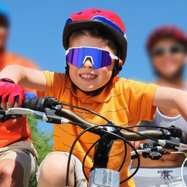 FEISEDY Kids Baseball Polarized Sunglasses Sports Boys Girls Cycling Glasses B4168