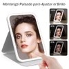 Espejo de Maquillaje, Espejo Cosmético con Iluminación LED Ajustable