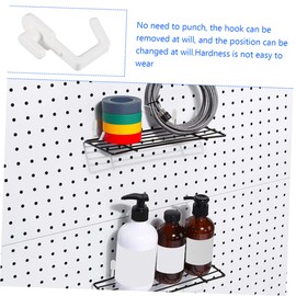 Gatuida 48pcs Pegboard Hooks for Tool Organization Storage for Craft Rooms Garages and Kitchens Easy to Install Versatile Hook
