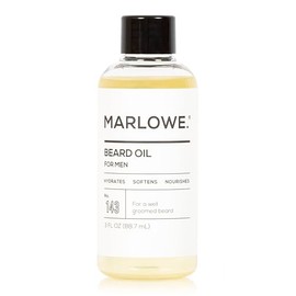 MARLOWE. No. 143 Beard Oil 3 oz, Conditioning Oil for Men, Softer & Fuller Beard Care, 100% Natural Softener with Sunflower & Safflower Oils, Conditio