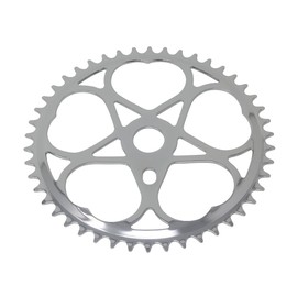 Fenix Sweet Heart Bike Sprocket/Chainring, 46T Chrome, Various Thickness (46 Teeth (1/2 x 1/8))
