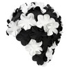 Aqua Speed Men Bloom Latex s Swim Cap - Black/White,