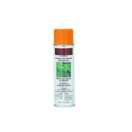 RUST-OLEUM 203027 Industrial Choice 17-Ounce Fluorescent Orange Precision Line Inverted Aerosol Marking Paint
