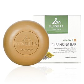 SELLA Cica Gold Cleansing Bar, 93g, 1 piece / SELLA 시카골드 클렌징바, 93g, 1개입