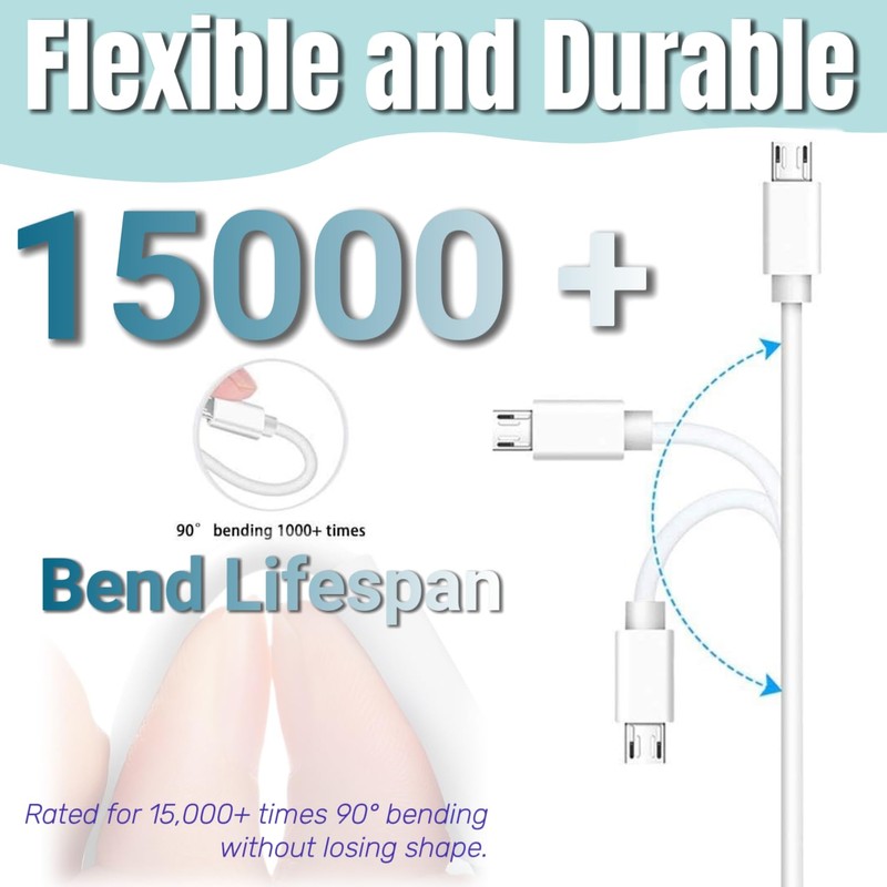 Qnanw Replacement Charger Cable Compatible with Simplehuman Sensor Makeup Mirror