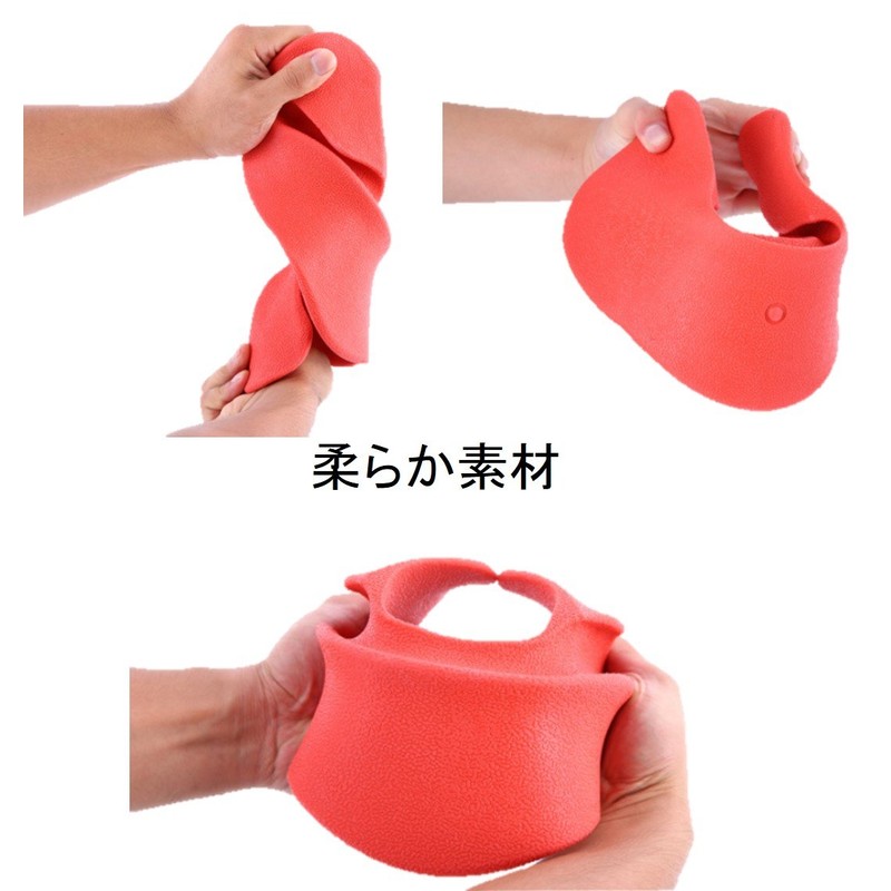 （ ST TS)スクワットパッド重量挙げウエートリフティング肩保護グリッパーネック 3D バーベルパッド筋トレ首 肩 胸サポート(③レッド)