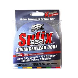 Sufix 832 Lead Core 100 Yd Spool