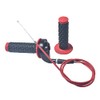 Red 22mm Handlebar Grip Throttle Cable for Pit Bike Dirt