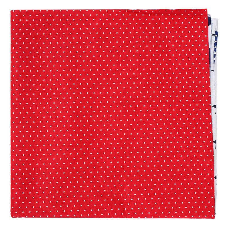 50x50cm 8Pcs Dot Star Stripe Print Pattern Cotton Cloth Fabric