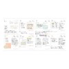 26SDR-SB01-BL Notebook, 2026, Weekly Block Square 148, PU Sewn Jacket