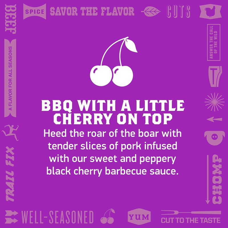 KRAVE All Natural Pork Jerky, Black Cherry BBQ - Protein