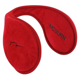 McBURN Earband Basic Ear Warmers for Men / Women - Ear Warming Ear Band Men Autumn Winter, red