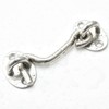Worldly Storm Hooks with Eyelet, Stainless Steel Cabin Hooks, Door