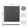 Felt Wall Panels Interior Peel & Stick Sound Absorbing 12
