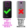 ELISORLI Compatible con LG Phoenix 2/K7/Tribute 5/Escape 3/Treasure LTE/K8 2016