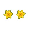 2 x Daffodil Temporary TATTOO wales/welsh national flower