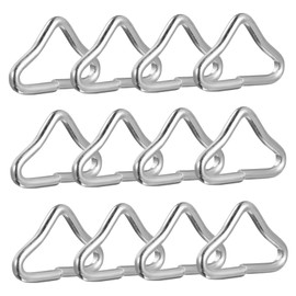 Totority 20Pcs Triangle Rings Buckle Rings for Trampoline Replacement Parts Durable for Jumping Beds and Outdoor Activities Versatile for Bags