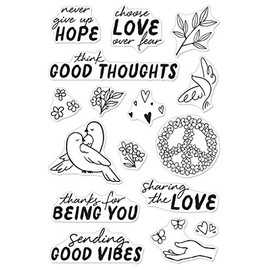 Hero Arts Good Vibes Clear STMP