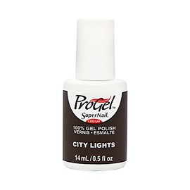 Supernail Gel Polish for Nails, City Lights Shimmer, 0.5 Fluid Ounce