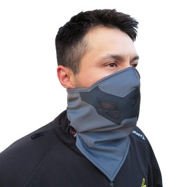 Half Face Mask for Cold Winter Weather. Use this Half Balaclava for Snowboarding, Ski, Motorcycle. (Many Colors) (Gray)
