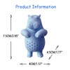 HADEWEITE 1 pcs creative animal tea infuser，cute loose leaf tea